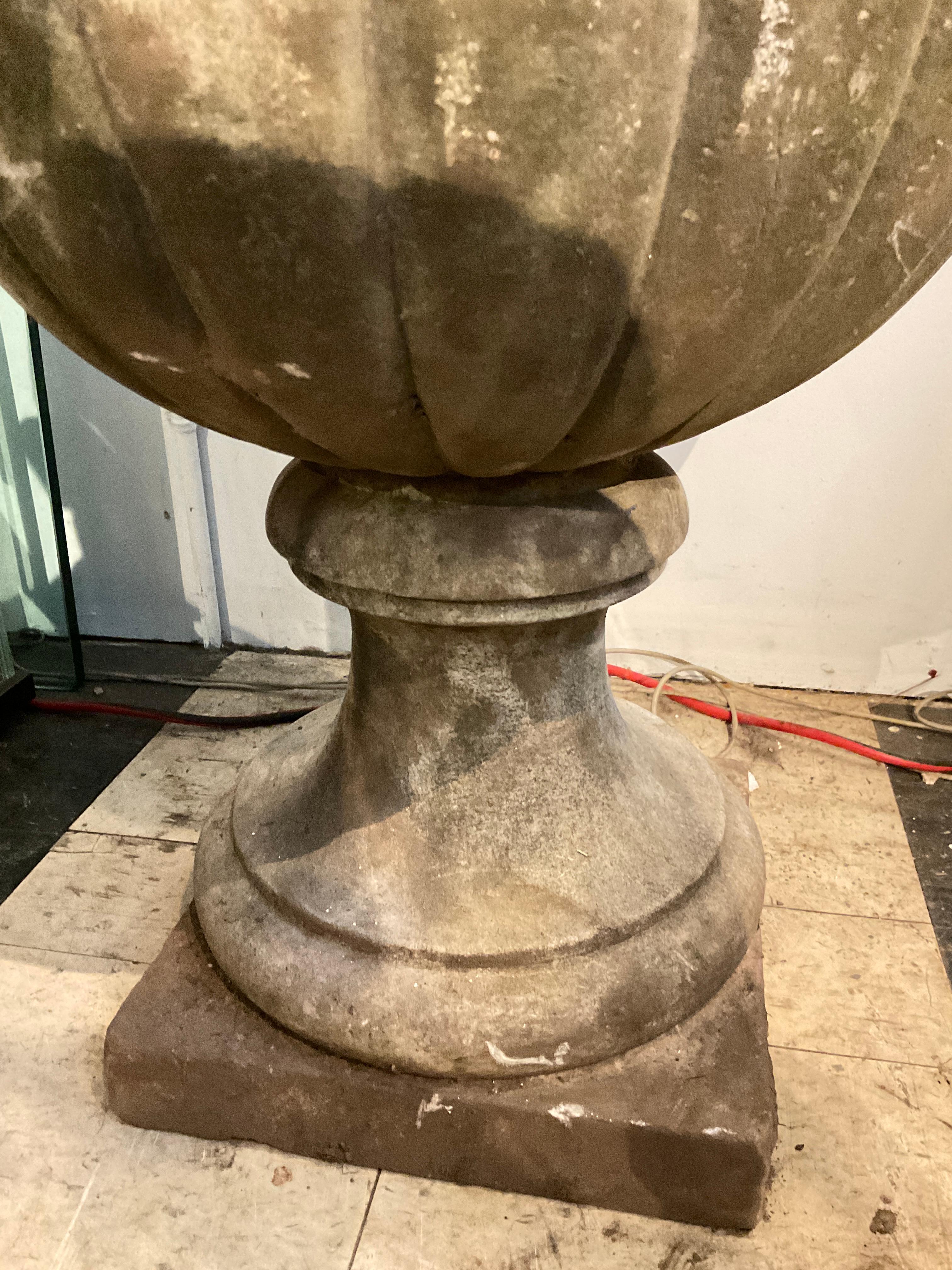 1900  Large Marble Garden Urn For Sale 5