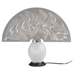 1900 Marie Claude Lalique Lampe aus Hokkaido-Kristall 