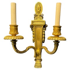 1900 Neoclassical Caldwell Bronze Sconces