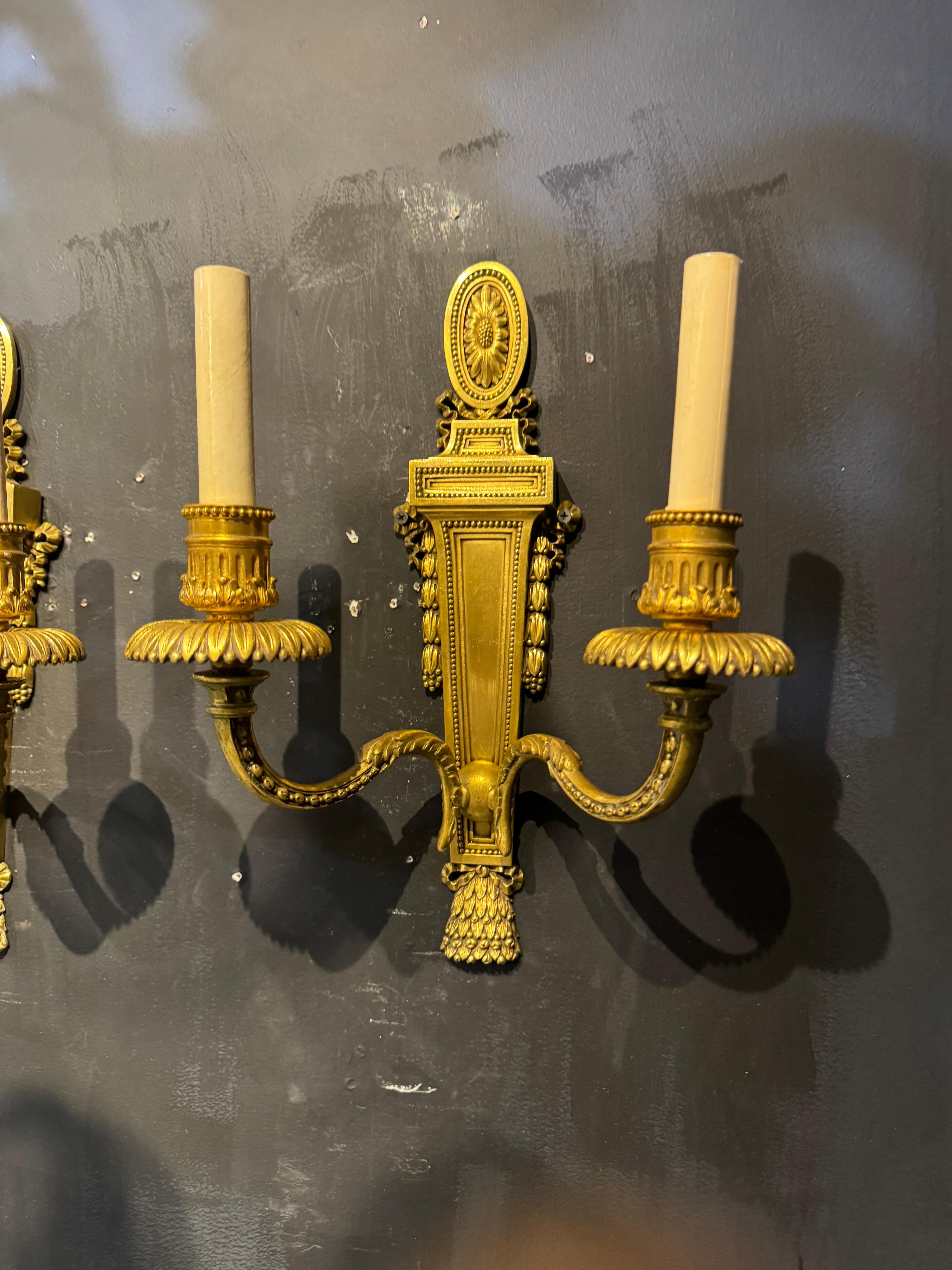 Inizio XX secolo 1900 Sconcese neoclassiche in bronzo di Caldwell in vendita