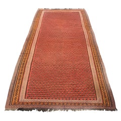 Tapis Ghelim Malayer en laine Saveh persane du Nord-Ouest à motif de malayer, 1900