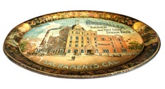 1900 Pre-Prohibition Brewery Advertising in a Lithographed Serving Tray