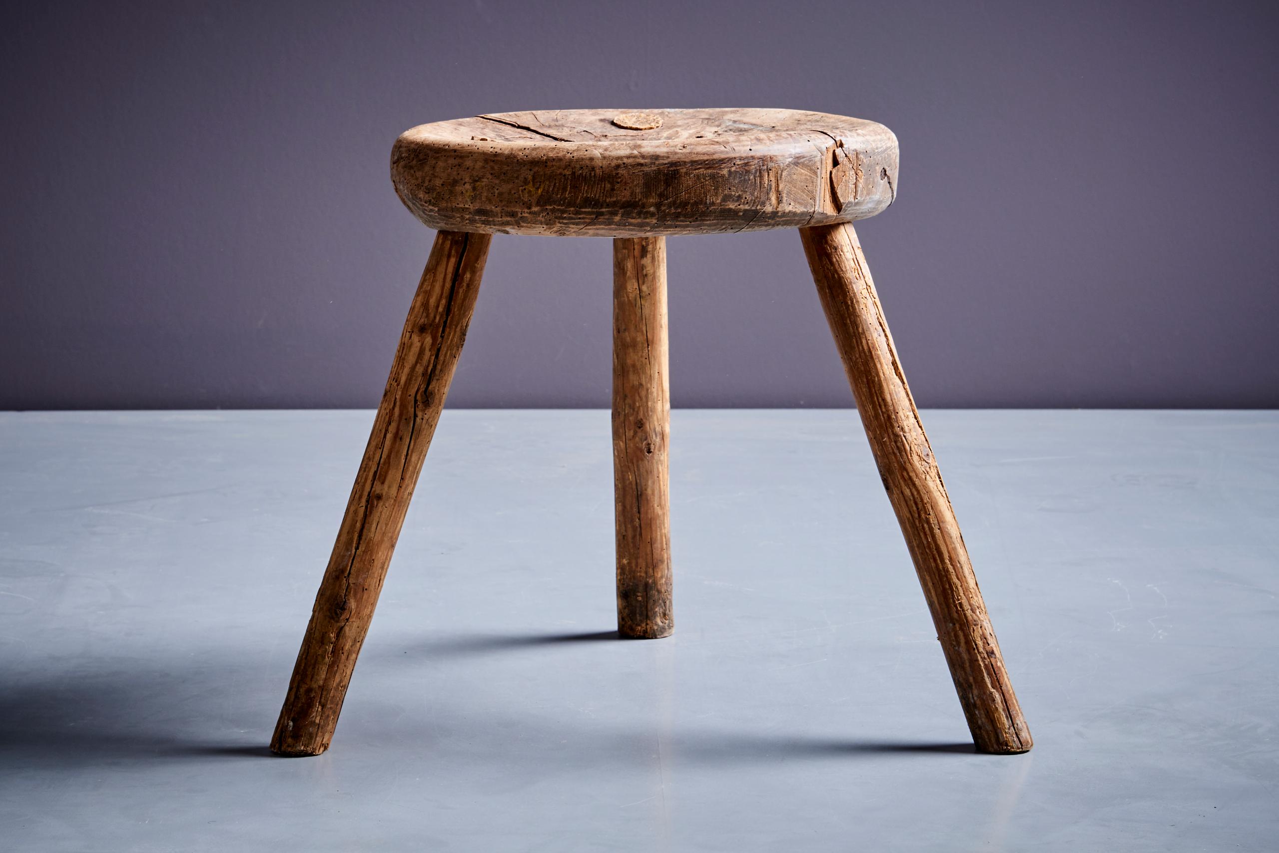 20th Century 1900 Rough Farmers Stool Germany For Sale