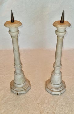 1900´s Marble Chandeliers in White Clear Tone and Bronze Candle Holders