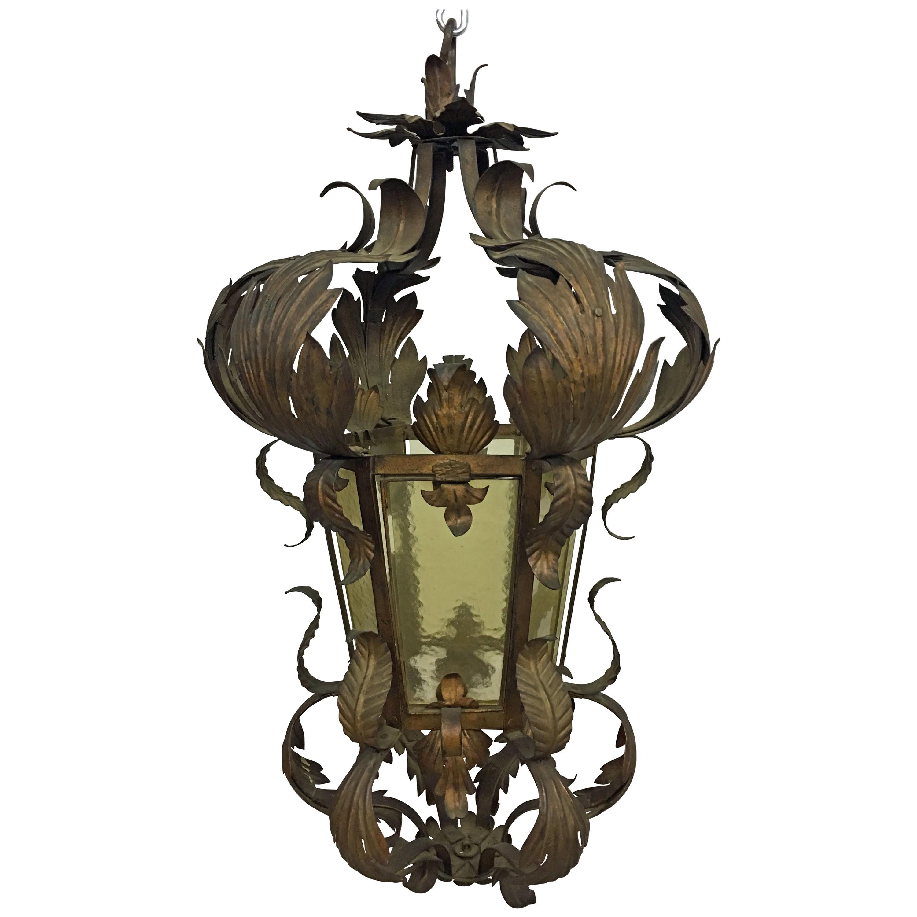 1900 Style Lantern, circa 1930-1950 For Sale