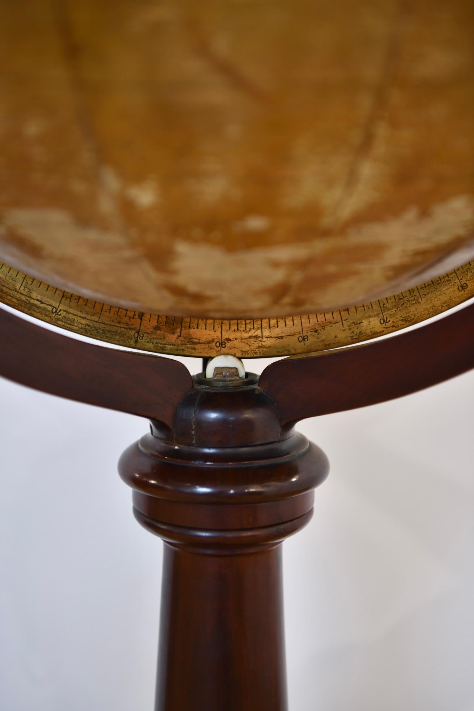 1900 Terrestrial Floor Globe For Sale 1