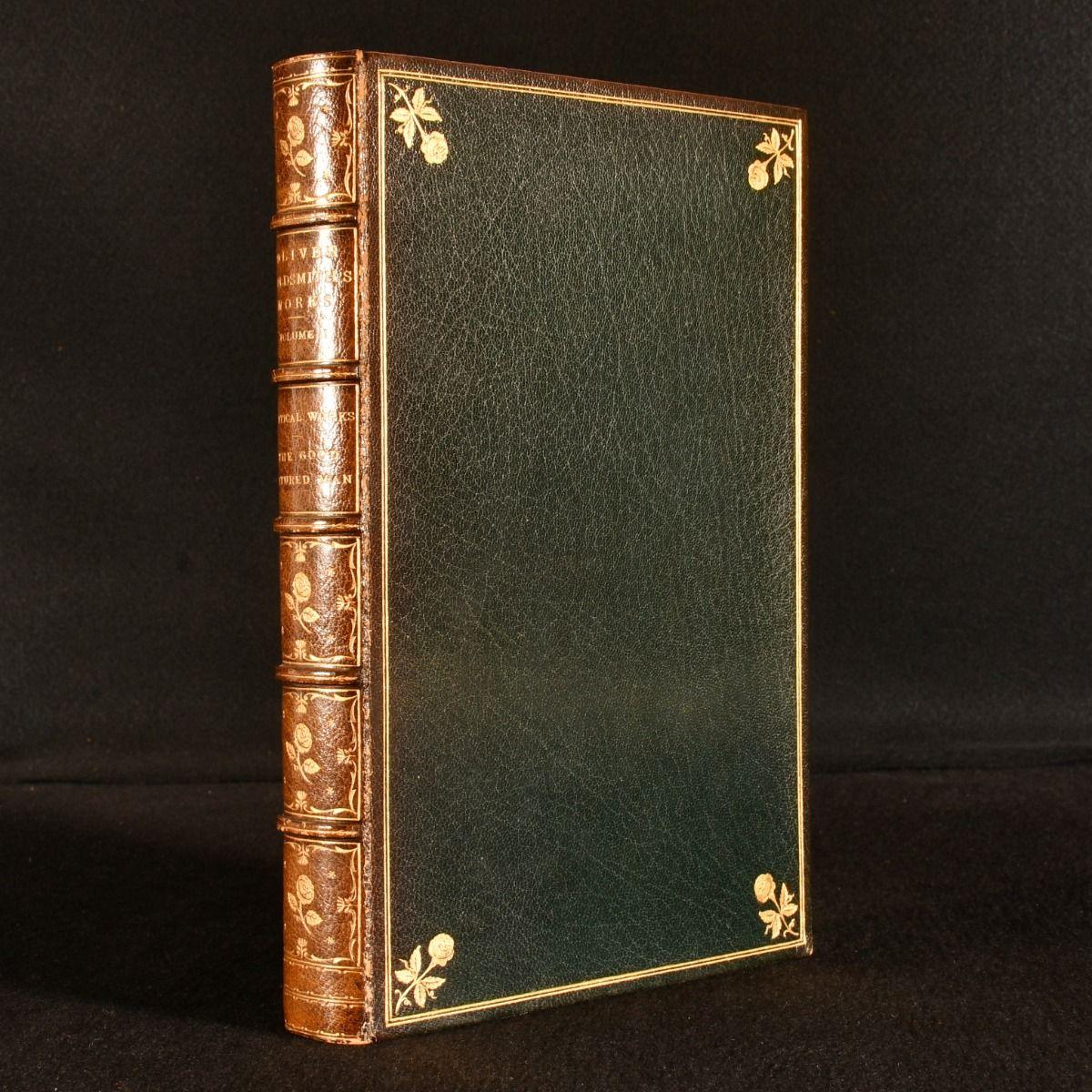 Une très belle édition limitée des œuvres du romancier anglo-irlandais Oliver Goldsmith, illustrée tout au long et avec un certain nombre de volumes signés par les artistes.

L'édition Wakefield en douze volumes des œuvres de Goldsmith, limitée à