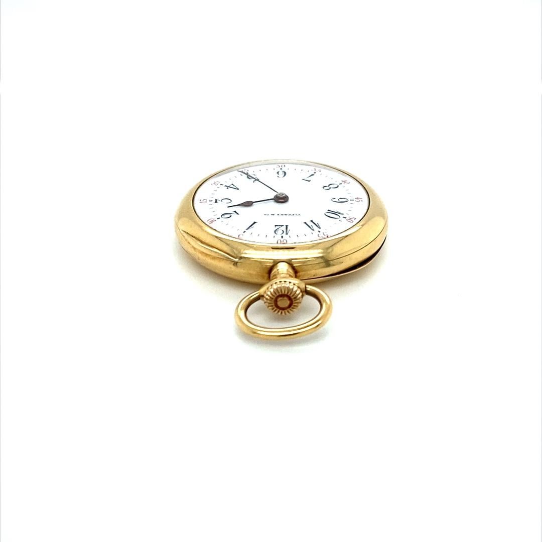 Late Victorian 1900 Tiffany & Co. Pocket Watch in 18 Karat Gold