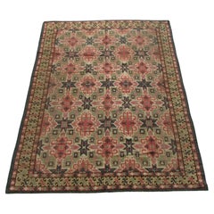 Türkischer Teppich im geometrischen Design von 1900, 6'7''x 10'