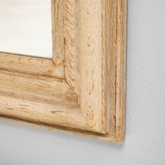 Specchio in legno di quercia del 1900