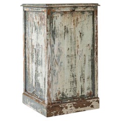 Antique French Provincial Chest with Teal Distressed Finish, 1900