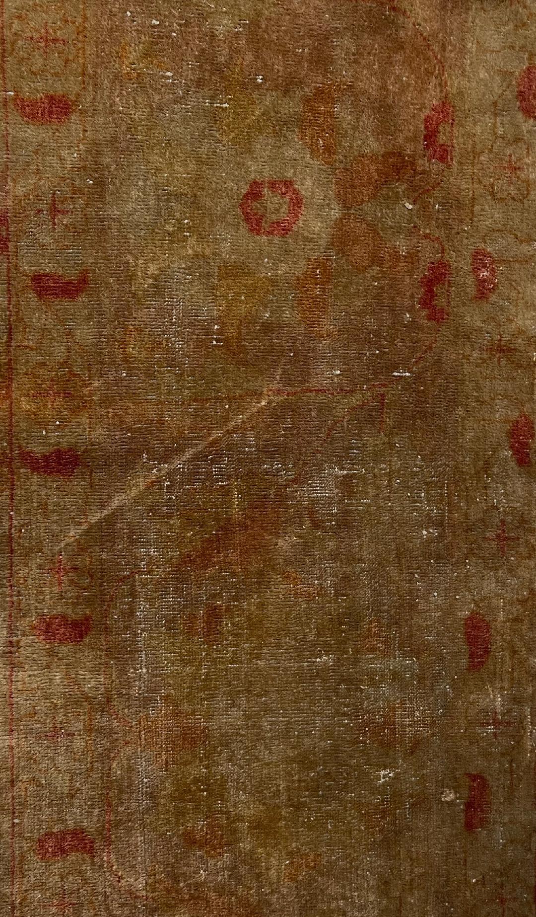 Tappeto indiano Amritsar del 1900. Un colore bellissimo.

17 per 37 in