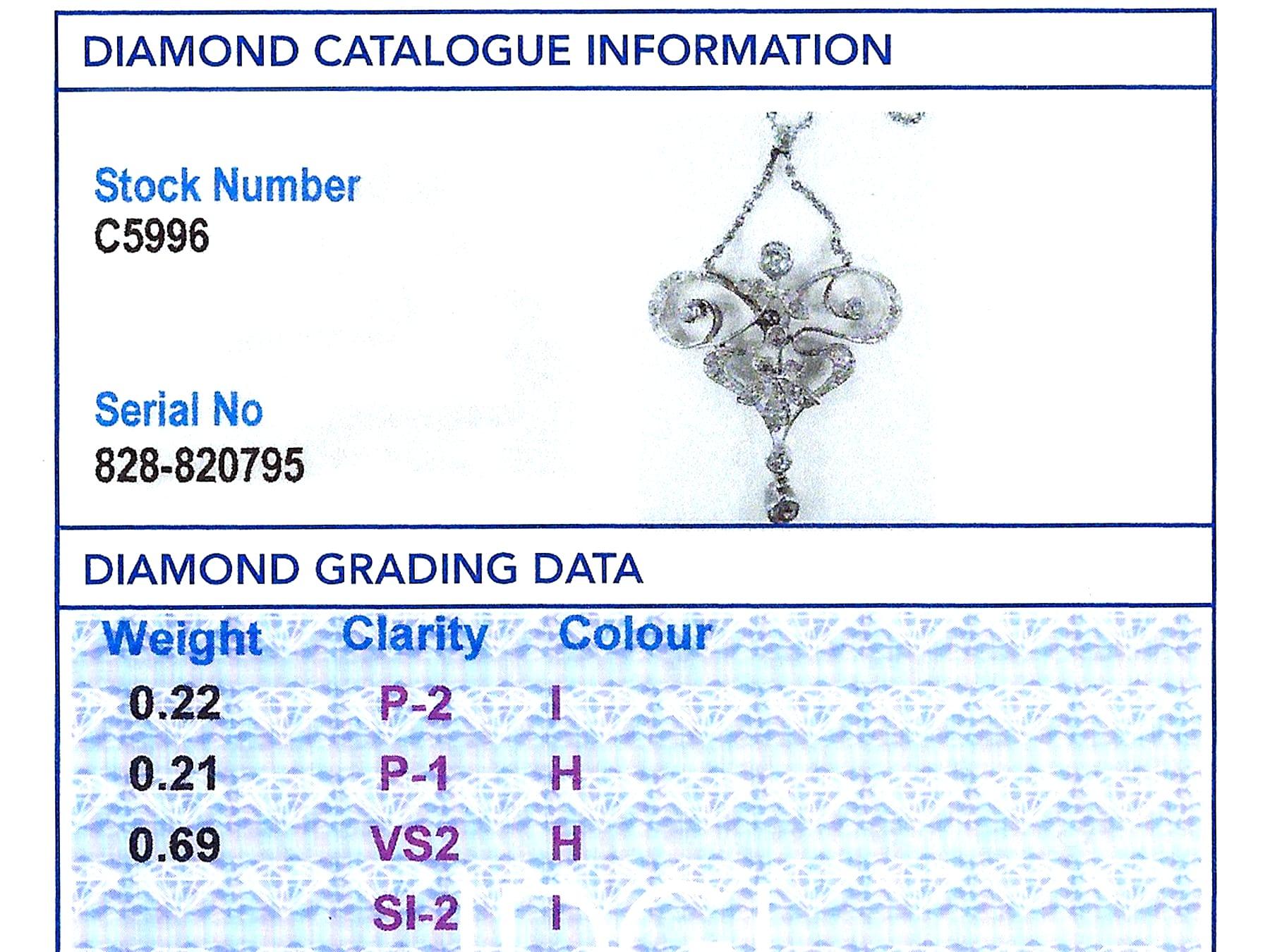 Antiker 1900er Jahre Anhänger aus Gelbgold mit 1,12 Karat Diamant und Gelbgold im Angebot 4