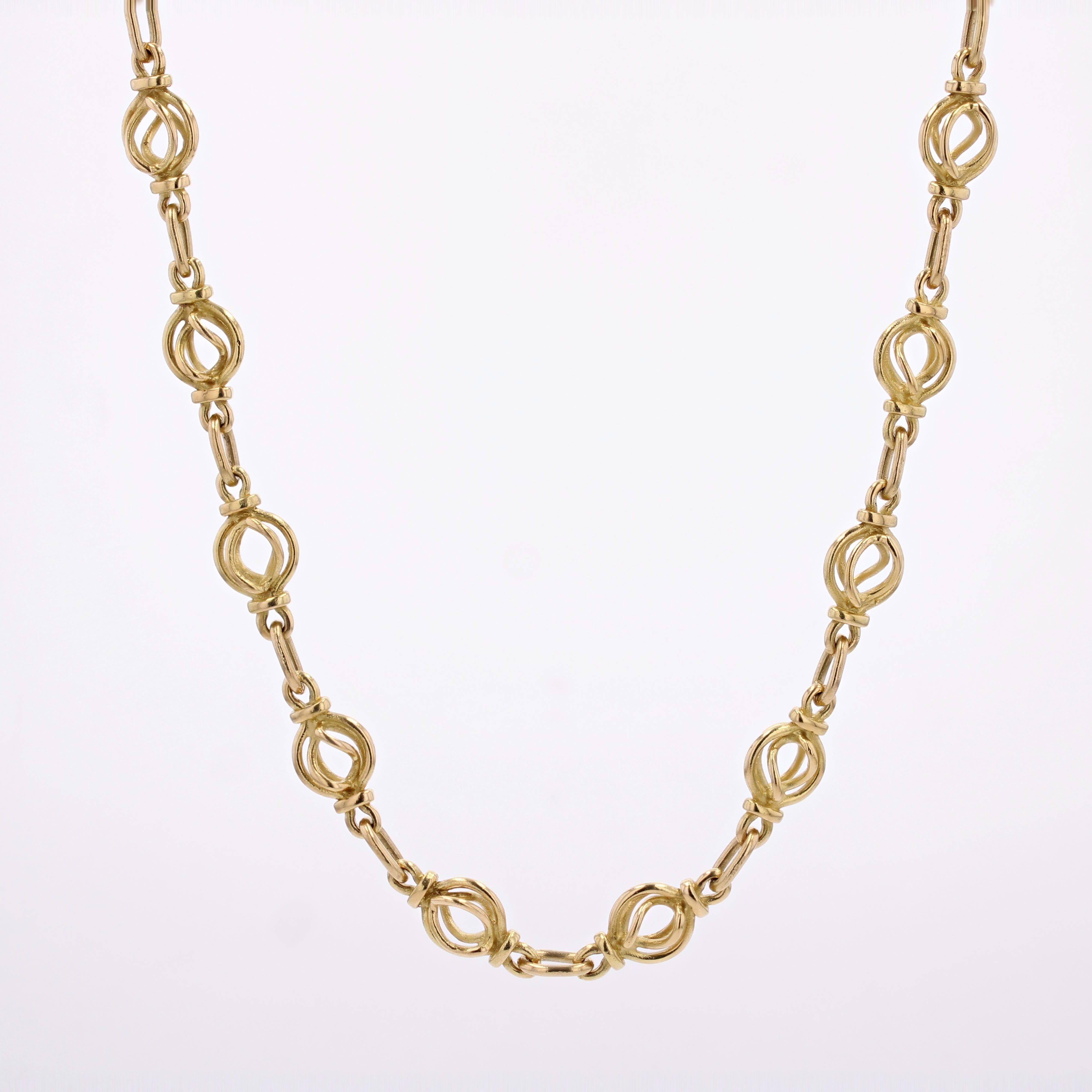 18 karat gold choker necklace