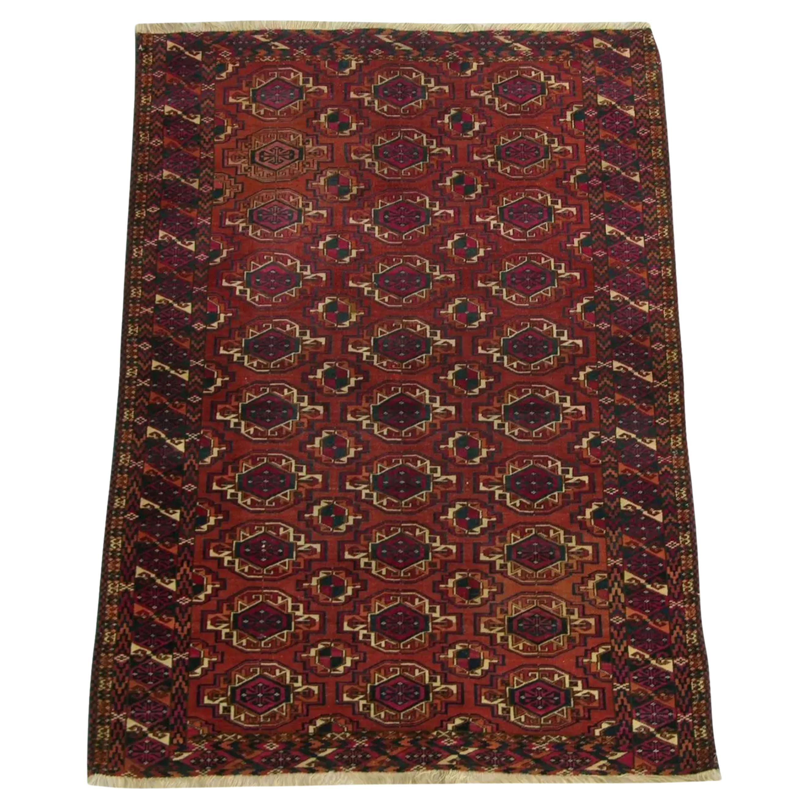 1900s Antique Afghan Rug For Sale