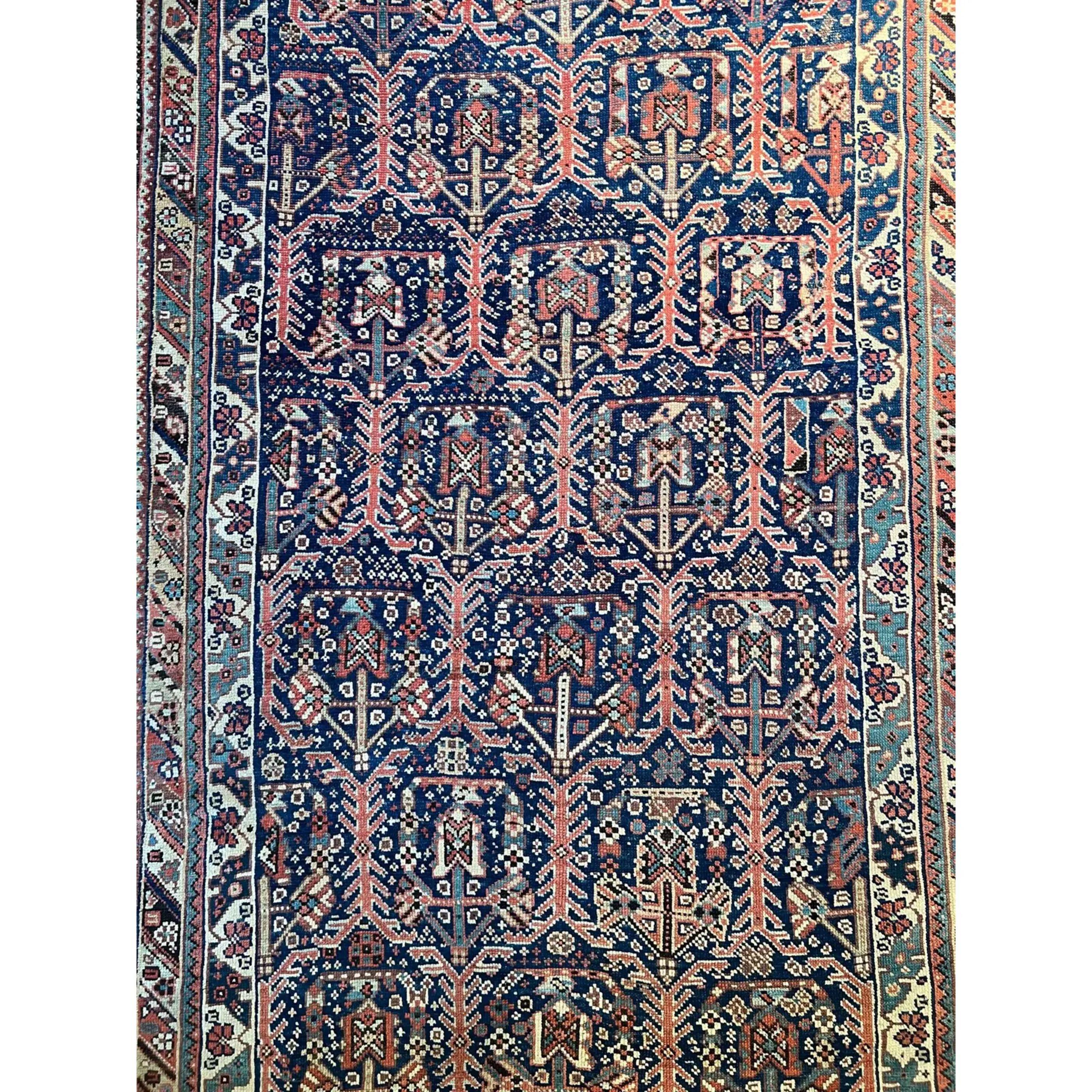 Persian 1900s Antique Afshar Rug For Sale