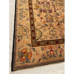 1900s Antique Beige Chinese Rug - 11'4'' X 8'5''
