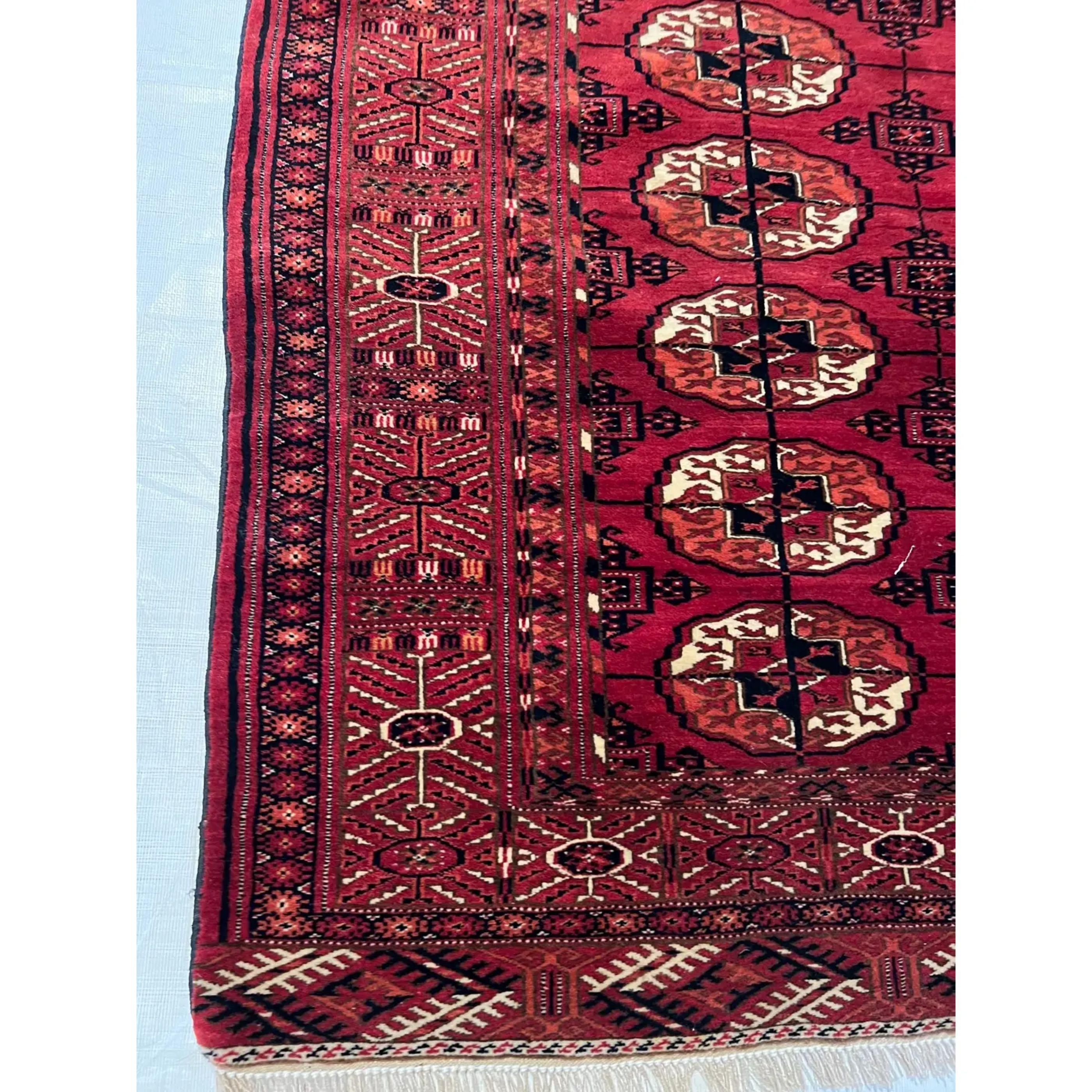 Afghan 1900s Antique Bochara Rug For Sale