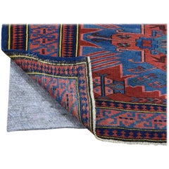 1900s Antique Caucasian Seychur Handmade Oriental Rug