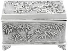1900s Antique Chinese Export Silver Box