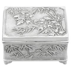 1900s Antique Chinese Export Silver Box