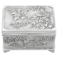 1900s Antique Chinese Export Silver Box