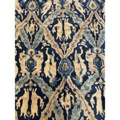 1900s Antique Chinese Rug - 11'8'' X 9'2''