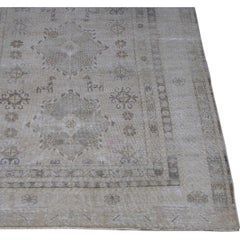 1900s Antique Decorative Khotan Samarkand Rug-6'2'' X 4'4''
