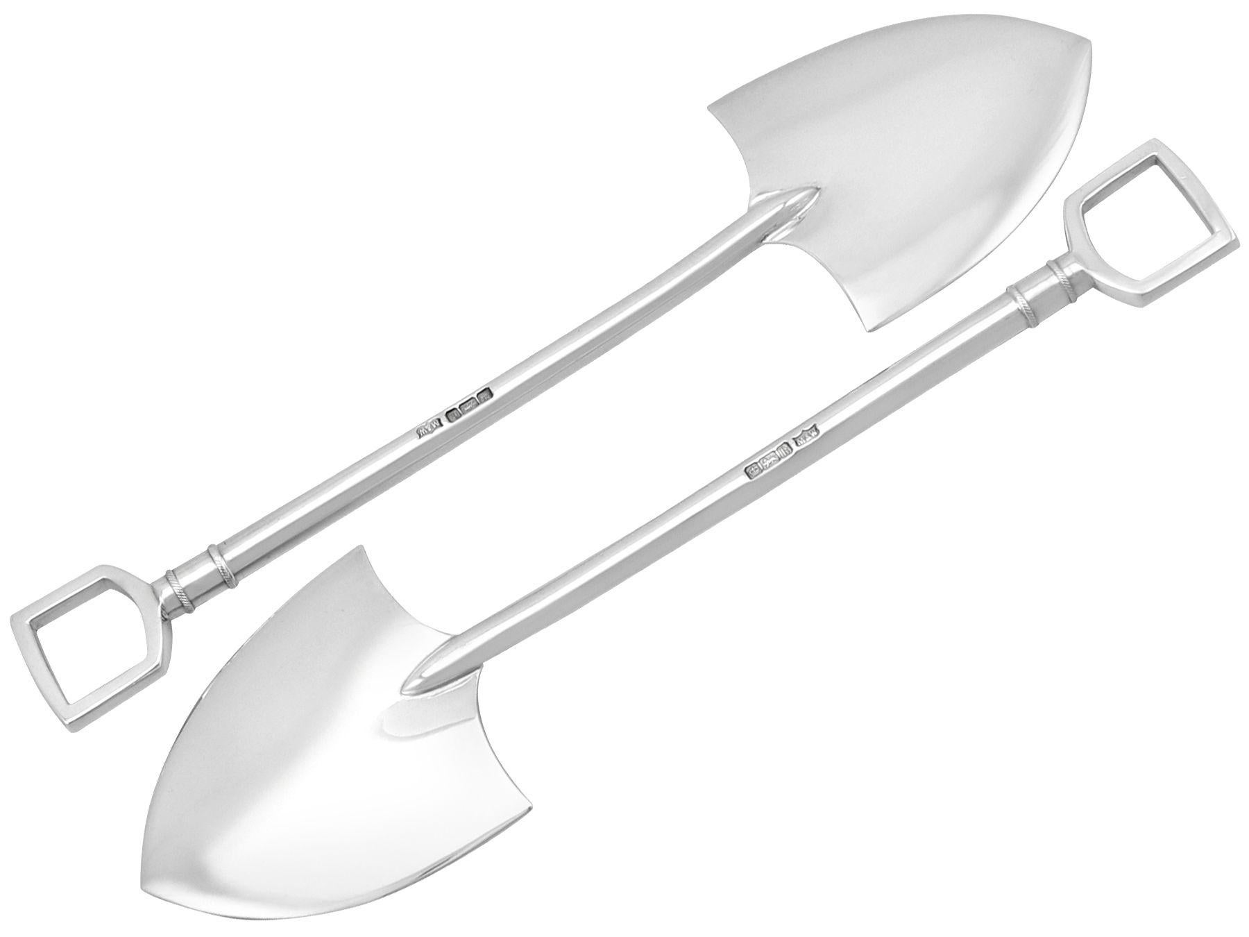 Antike edwardianische Präsentationsstühle aus Sterlingsilber (Britisch) im Angebot