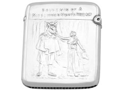 Goldsmiths & Silversmiths Co. Ltd Antique Edwardian Sterling Silver Vesta Case