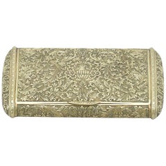 1900s Antique Italian Gold Snuff Box