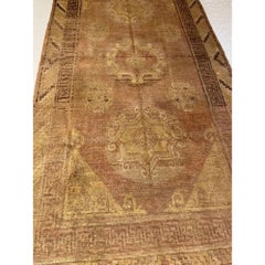1900s Antike Khotan Samarkand Teppich 8'4'' X 4'4''