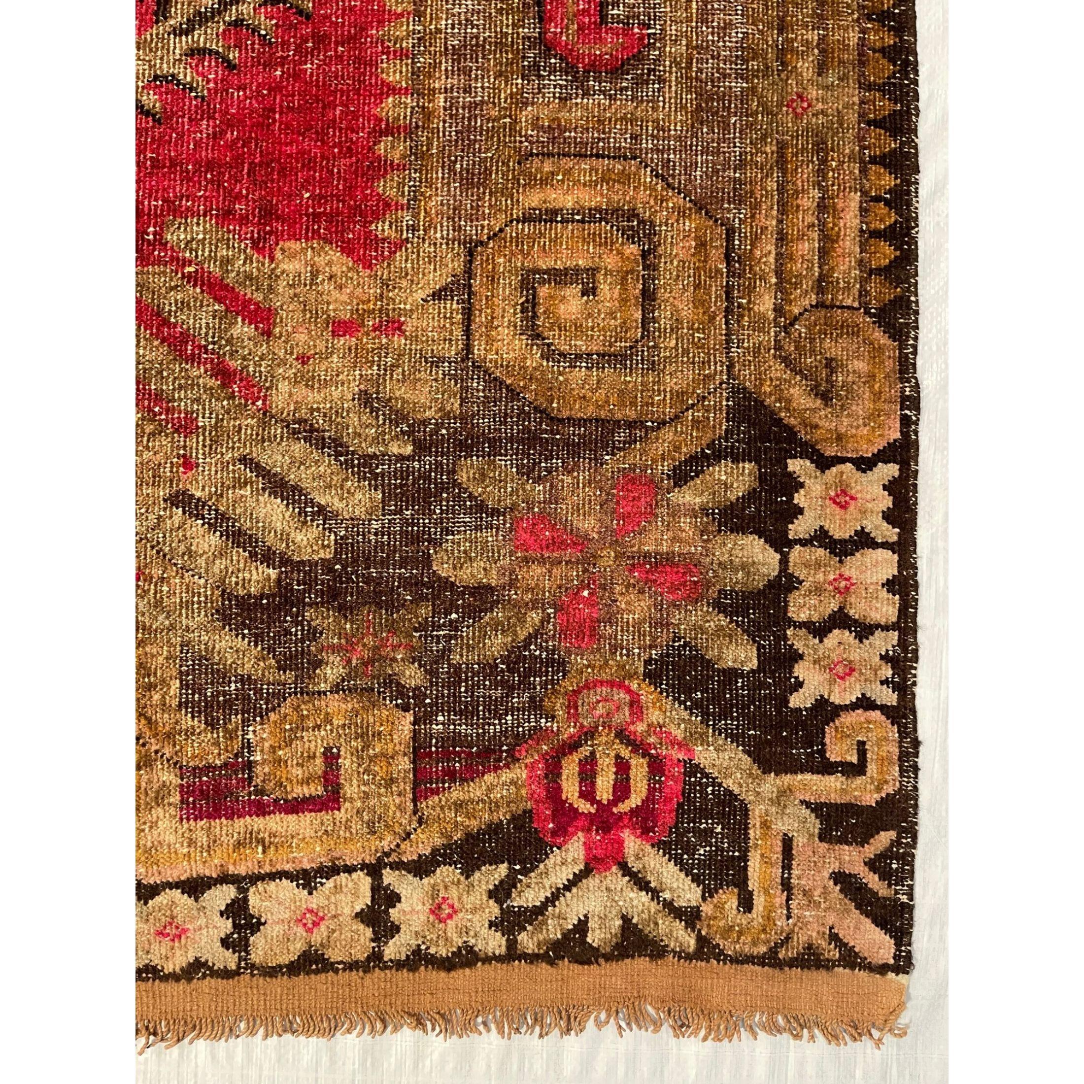 Other 1900s Antique Khotan Samarkand Rug For Sale