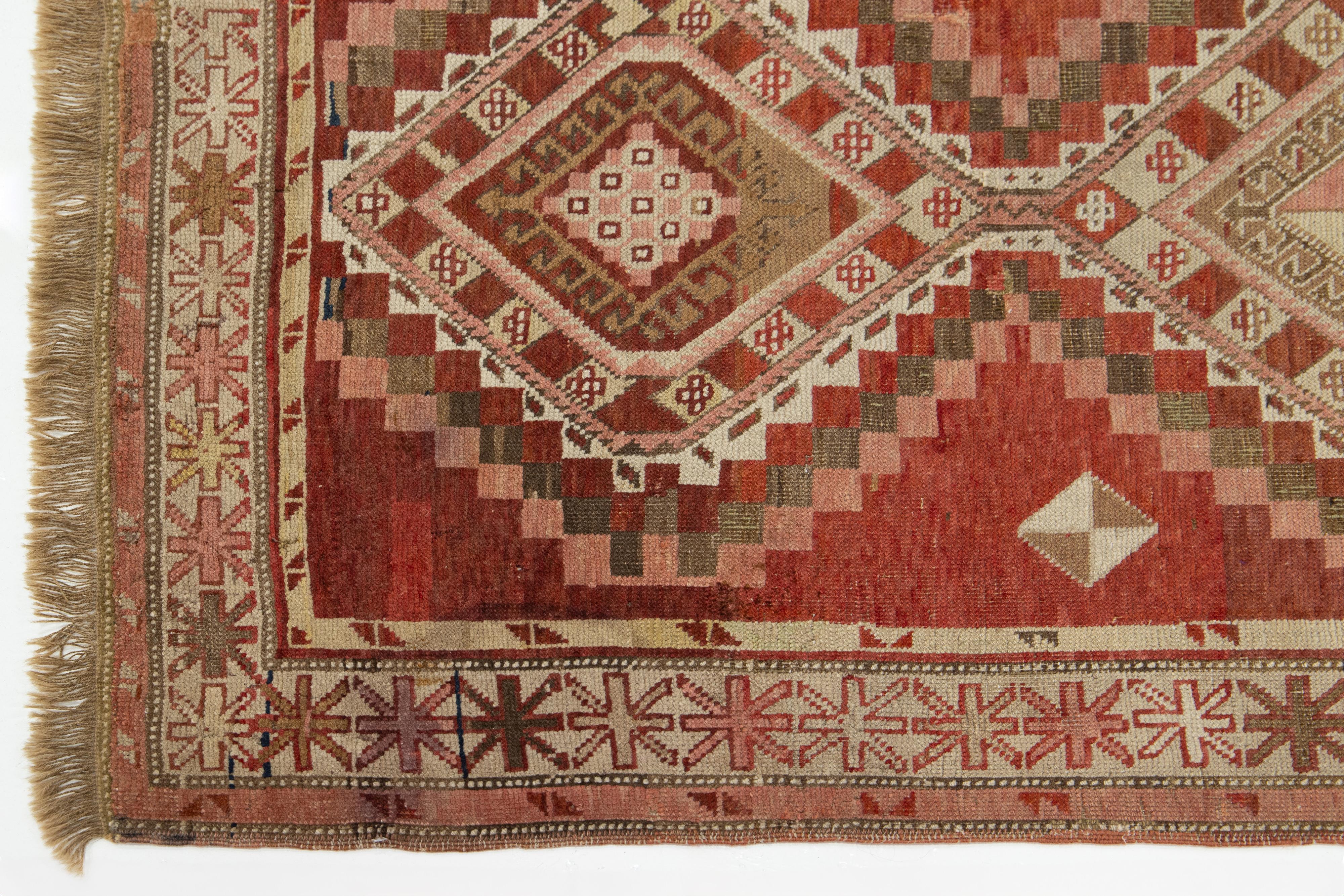 Persiano Runner in lana Malayer antico del 1900 in colore rosso-ruggine in vendita