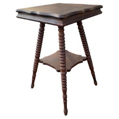1900s Antique Parlor Accent Table Side Table