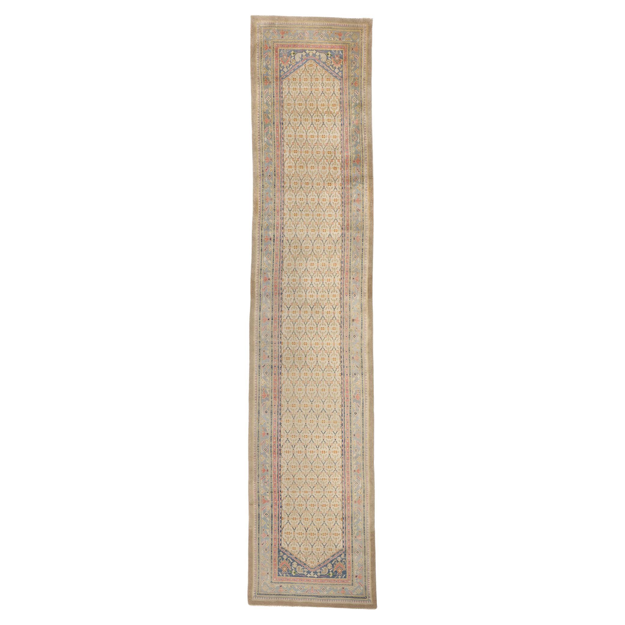 Antico tappeto persiano Kerman del 1900 con stile moderno in vendita