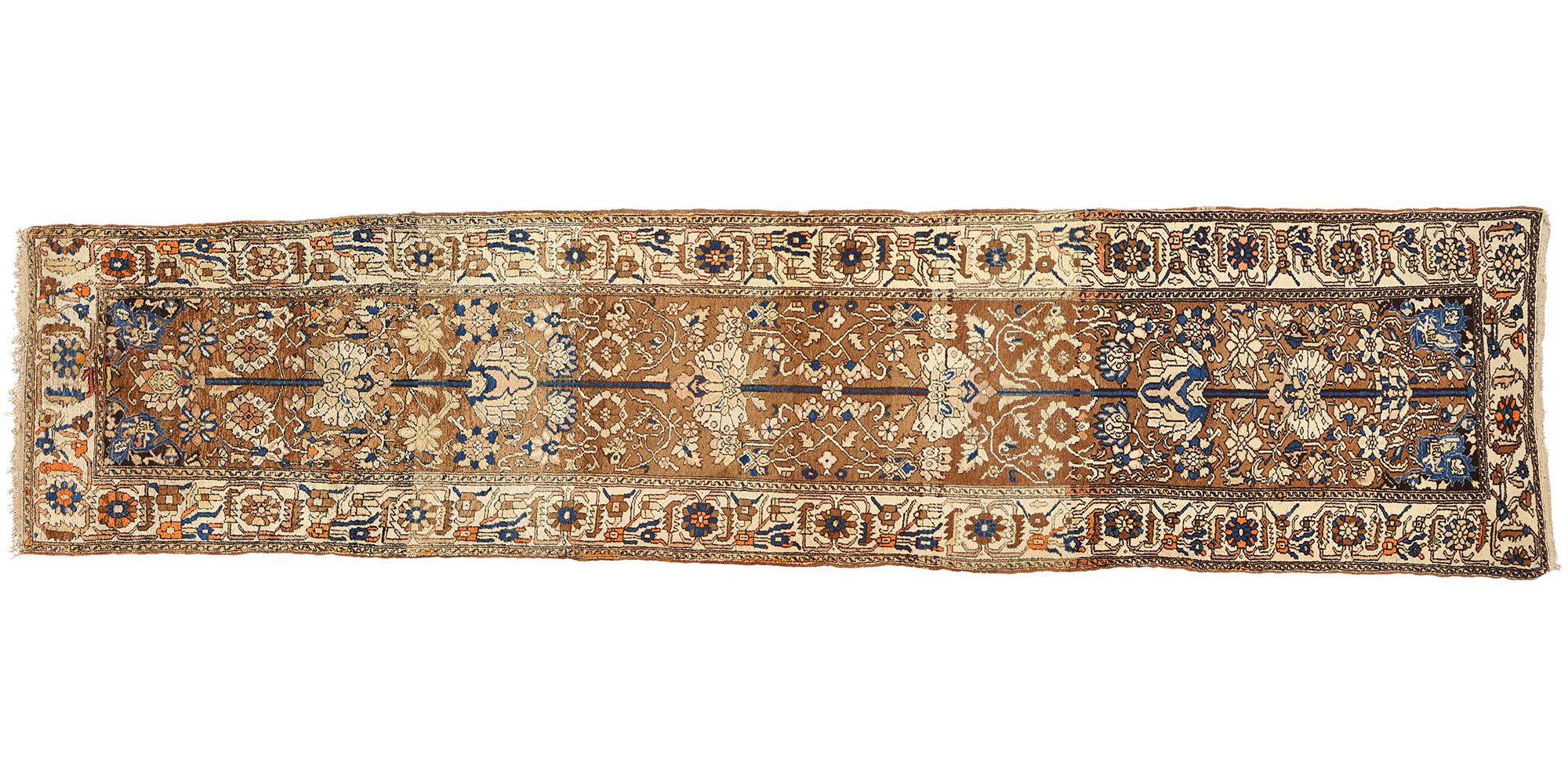 Antique Persian Malayer Rug Runner, 02'10 X 11'10 For Sale 3