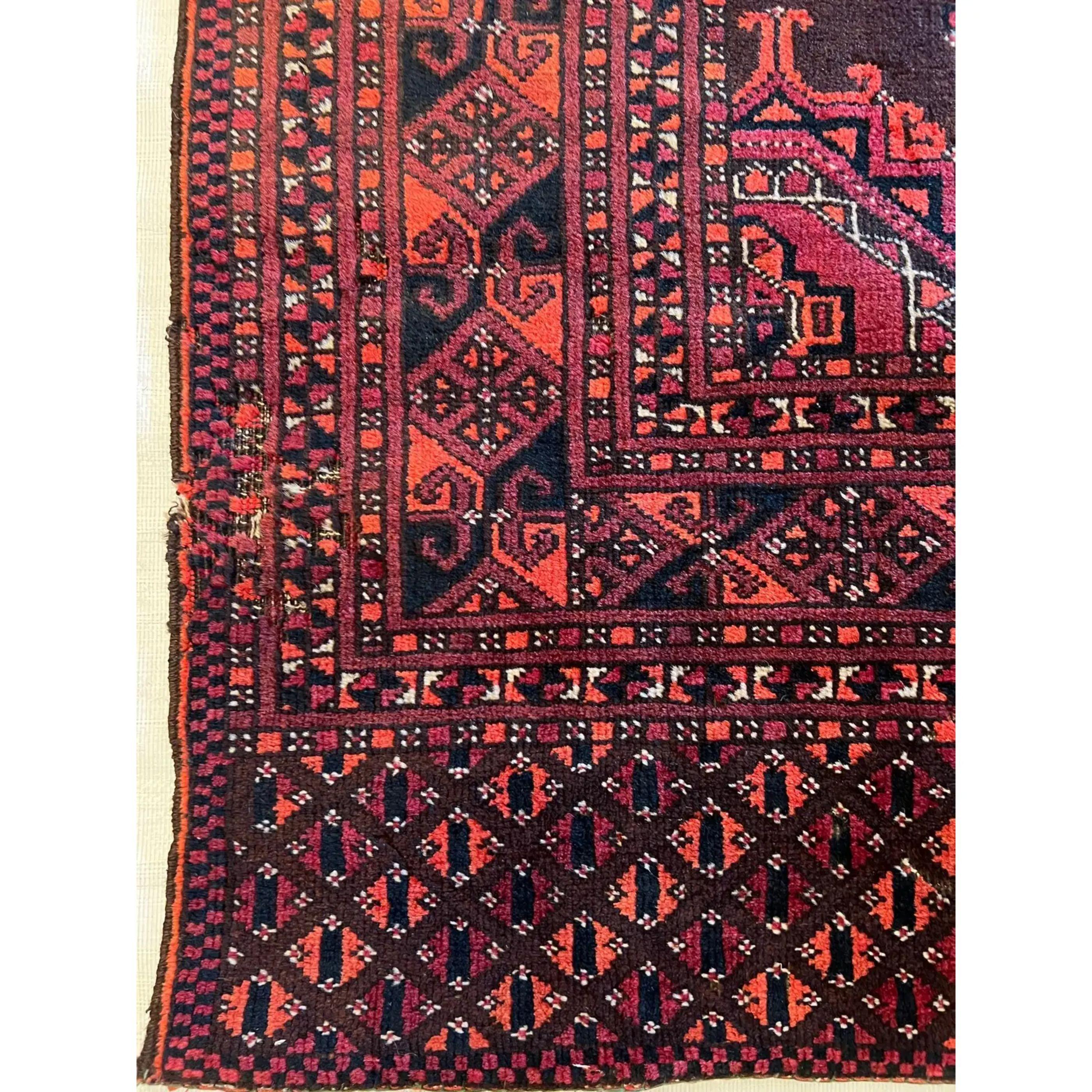 Tribal 1900s Antique Saryk Rug For Sale
