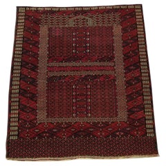 1900s Antique Saryk Rug