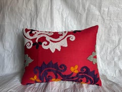 1900s Antique Suzani Pillow