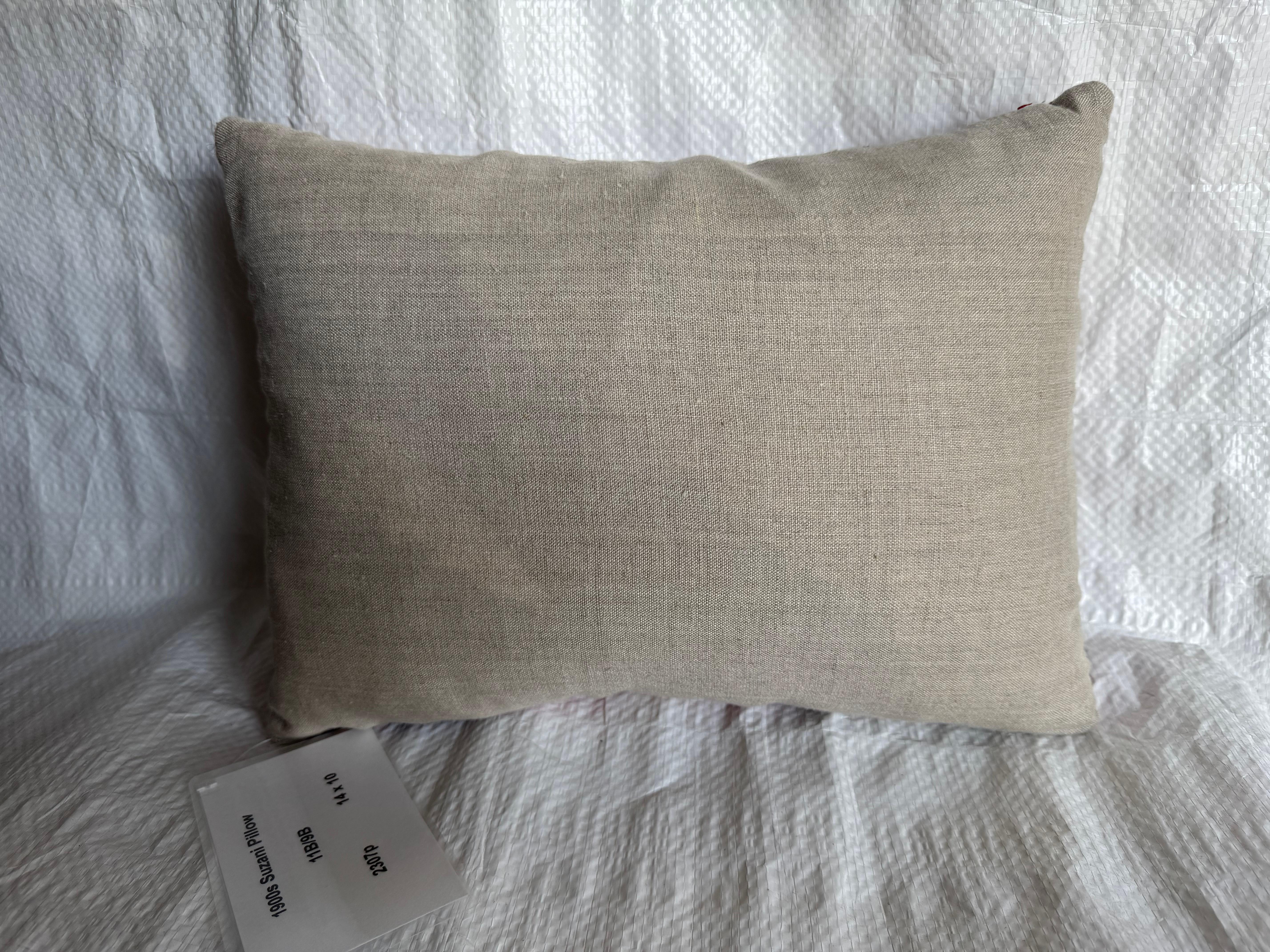 20ième siècle Oreiller Suzani ancien 1900 en vente