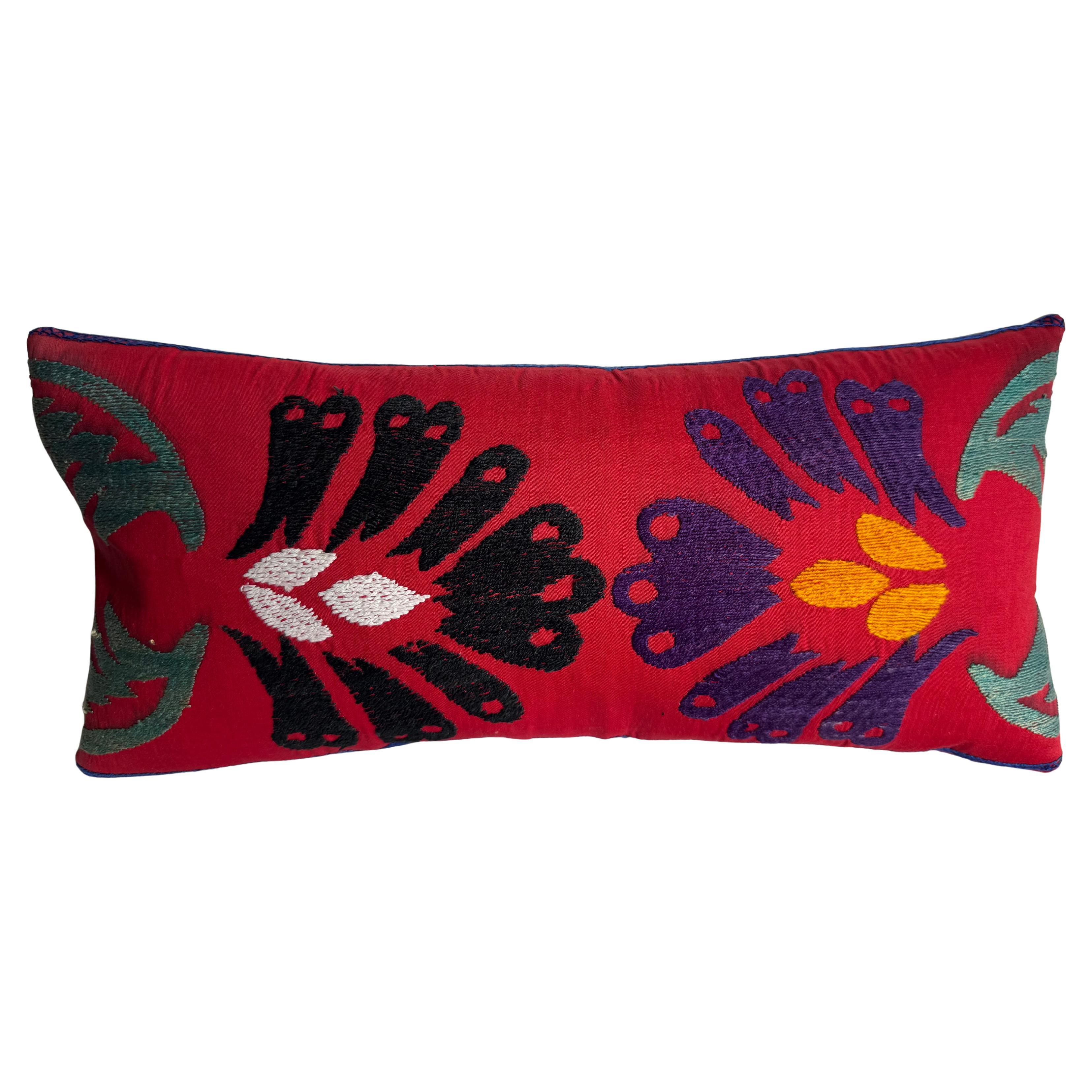 Oreiller Suzani ancien 1900