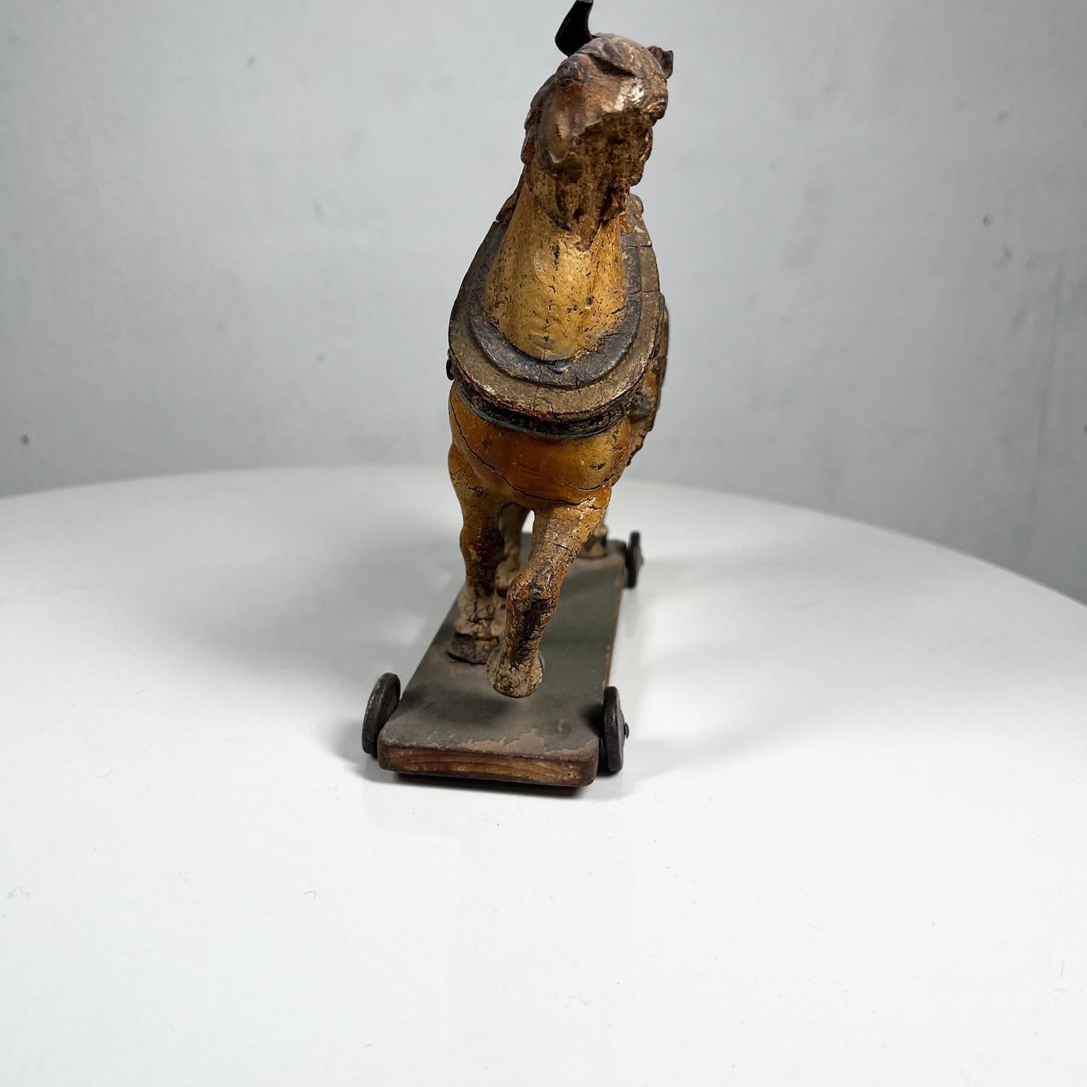 1900s Antique Terracotta Horse San Luis Potosi Mexico For Sale 6