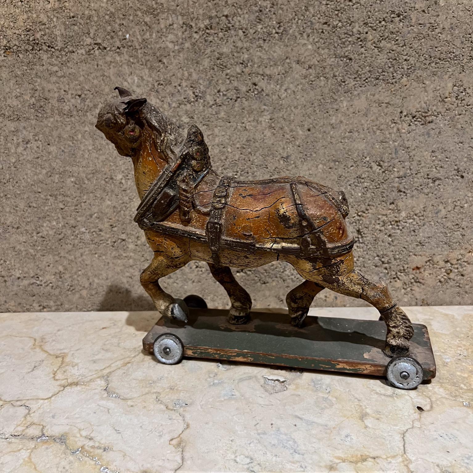 1900s Antique Terracotta Horse San Luis Potosi Mexico For Sale 7