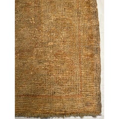 1900s Antique Tribal Turkish Oushak Rug