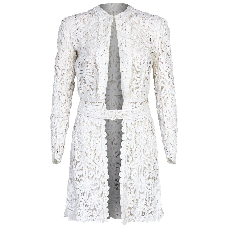 knee length dresses for ladies Lace Flared Jacket main image 0