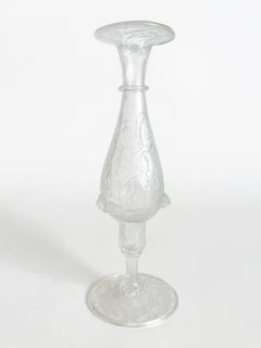 Vase en verre irisé Art Nouveau 1900