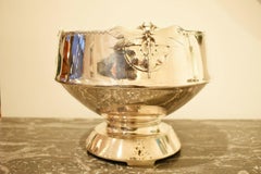 1900s Art Nouveau Silver Fruit Bowl by C.G Hallberg