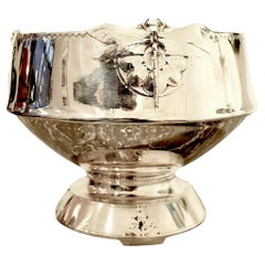 1900s Art Nouveau Silver Fruit Bowl by C.G Hallberg