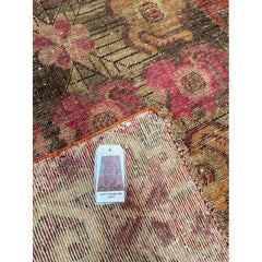 1900s Authentic Tribal Floral Khotan Rug